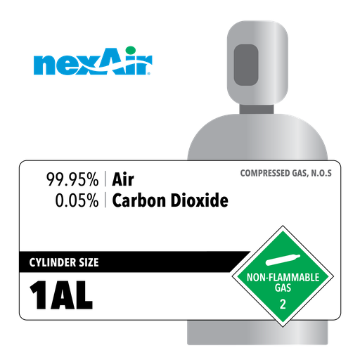 99.95% Air, 0.05% Carbon Dioxide, 1AL, 150, Aluminum (A), CGA 590