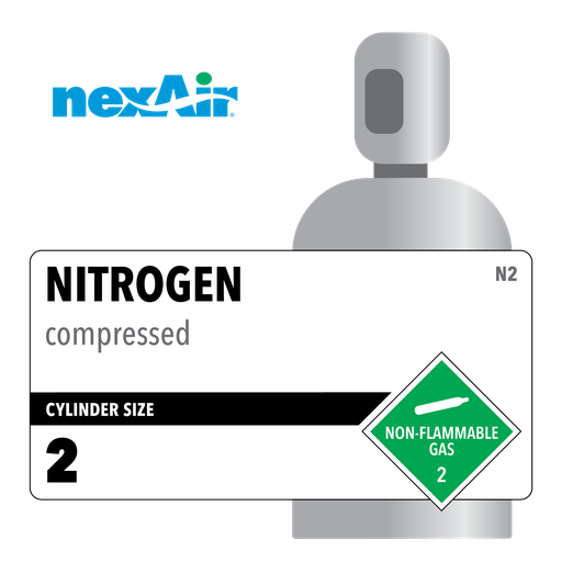 Nitrogen, 2, 2.0, Food, 99%, 228 cf, Steel (S), CGA 580