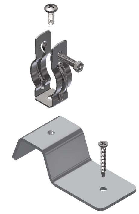 Product image for SNAPRACK 242-02731 CONDUIT SUPPORT ASSEMBLY 1IN EMT
