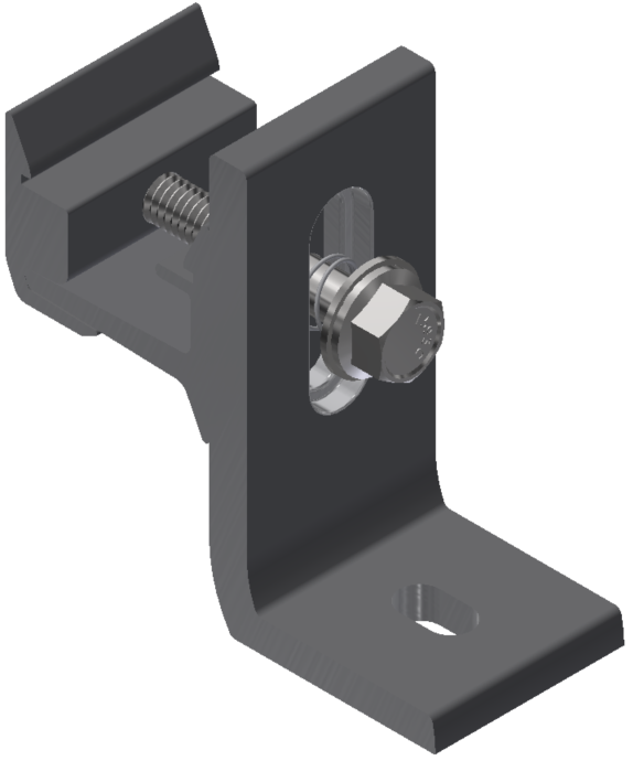 Product image for SNAPRACK 242-01223 ULTRA RAIL ALL PURPOSE L FOOT (90 DEG) SILVER