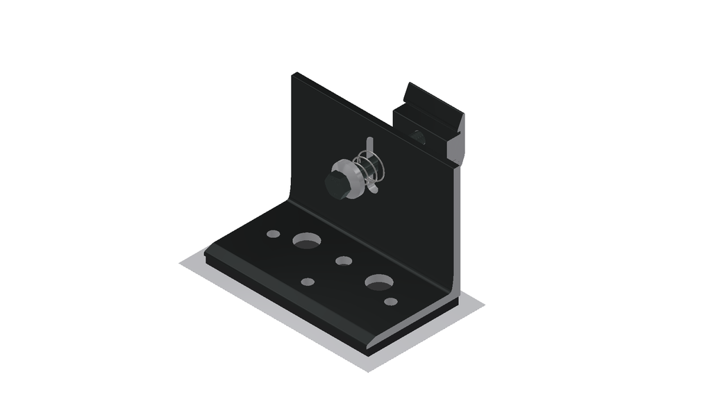 Product image for SNAPRACK 242-10038 ULTRA RAIL ANCHORFOOT BLACK