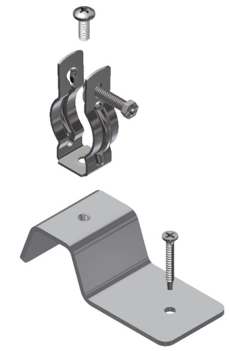 Product image for SNAPRACK 242-02731 CONDUIT SUPPORT ASSEMBLY 1IN EMT