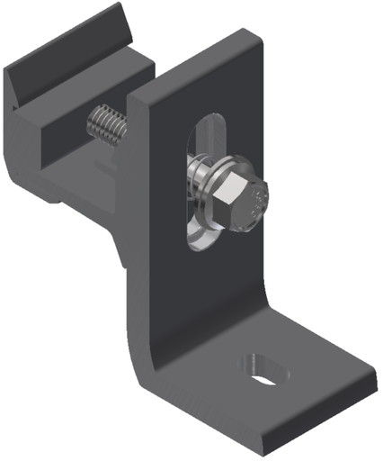 Product image for SNAPRACK 242-01223 ULTRA RAIL ALL PURPOSE L FOOT (90 DEG) SILVER