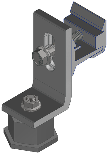 Product image for SNAPRACK 242-02158 ULTRA RAIL METAL ROOF BASE W L/FOOT