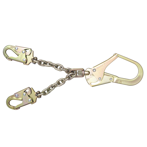 DFP Safety DXFP614100 Work Positioning Device with Steel Hooks - Durable Chain, Swivel Hook