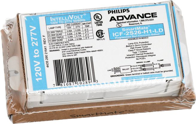 Mayer-DDS-ELE BAL (2) 26W CFL (4-PIN) 120-277V KIT-1