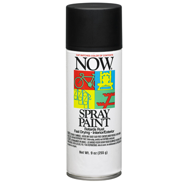Krylon NOW Flat Black Spray paint ( NET WT. 9-oz )