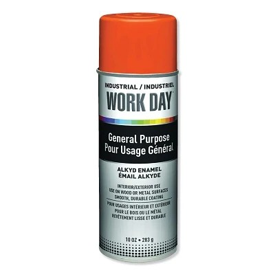 Krylon® Industrial Work Day™, Gloss, Orange, 10 oz