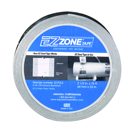 EZ Zone® Tape Adhesive 1" Free Center Aluminum Tape