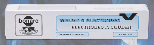 ELECTRODE E6010 1/8" BONARC 4.5KG SLEEVE 22.5KG CARTON