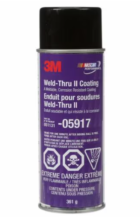 WELD THRU II COATING, 5917 12.75 OZ, 6 CANS PER CASE