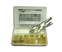 HOSE REPAIR KIT 3/16-1/4" WITH CRIMPING TOOL WELDMARK