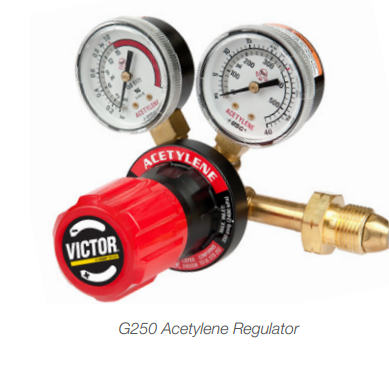 Victor®Model G250-15-510 Medium Duty Single Stage Regulator, CGA-510