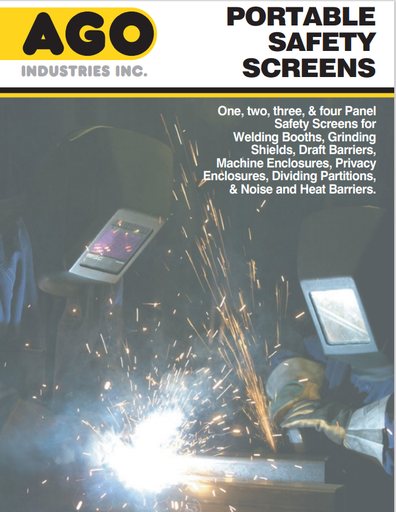 WELDING SCREEN SH 8 6'X6' SEE THRU WITH FRAME