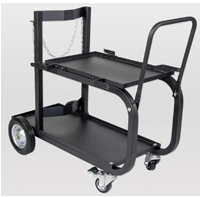 CART, WELDING MACHINE H.D. TWO SHELVES, 10" OR 7-1/2" CYL