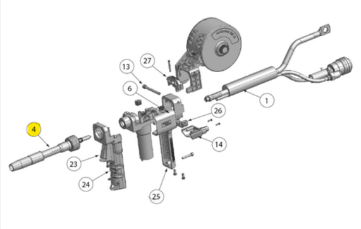 BARREL STRAIGHT MAGNUM 250LX SPOOL GUN