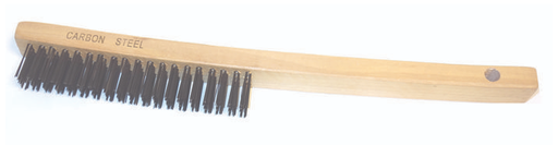 Scratch Brush, Long Handle Mild Steel, 4 Row