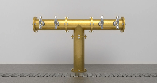 ARCADIA 6 TAP 3" GOLD TEE