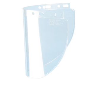 CLEAR FACE SHIELD .060X8X16.5" F400/F500 12/BOX