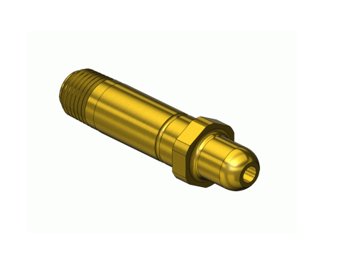 NIPPLE W/ FILTER CGA-350, BRASS WES 83-SF