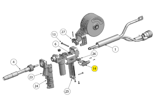 WIRE FEED SPEED ADJUSTMENT POT ASSEMBLY