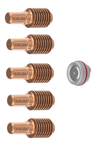 ELECTRODE, 45/125A 5/PK POWERMAX 125, DURAMAX HYAMP