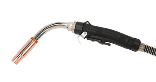 Tweco® 450 Amp Compact Eliminator® .035" - .045" Air Cooled MIG Gun - 15' Cable/Lincoln® Style Connector