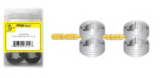 5/64 FOUR ROLL KIT "VK" KNURLED, PX151057