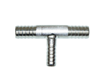 304SS 3/8"(2) X 1/4" BARB "T"
