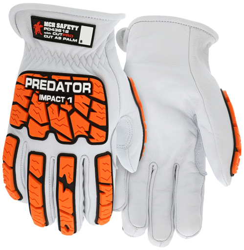 Mechanics Leather Work Gloves, PD43612XL