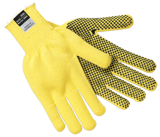 GLOVE KEVLAR W/PVC DOTS (1)SIDE