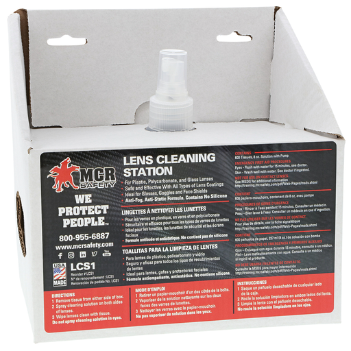 Safety Glasses Lens Cleaning Station, LCS1