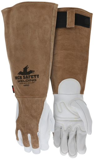 GLOVE, 10" COW LEATHER CUFF, XL