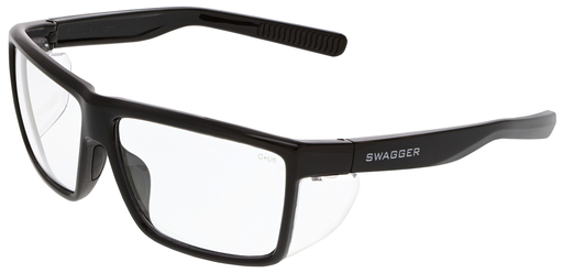 SWAGGER BLACK CLEAR LENS