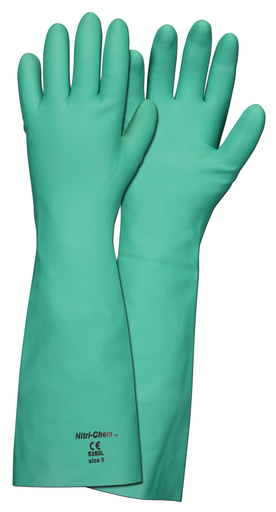 GREEN UNLINED NITRILE GLOVE