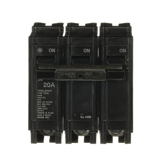 Product image for GE THHQL32020 CIRCUIT BREAKER 3P 20