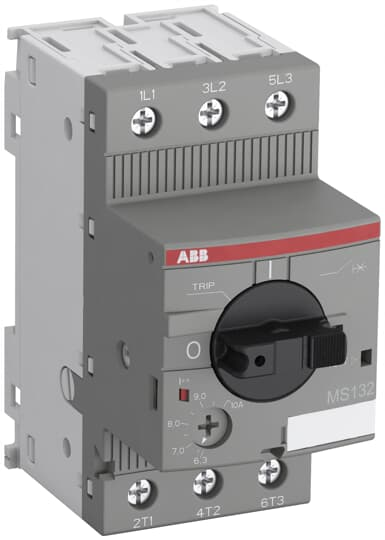 ABB MS132-10 3P MMP 6.3-10.0A RANGE Product image for ABB MS132-10 3P MMP 6.3-10.0A RANGE