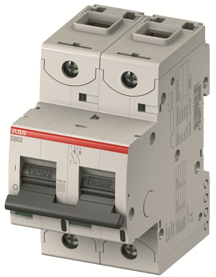 Product image for ABB S802UE-K15 MCB S800UE 2P K 15A