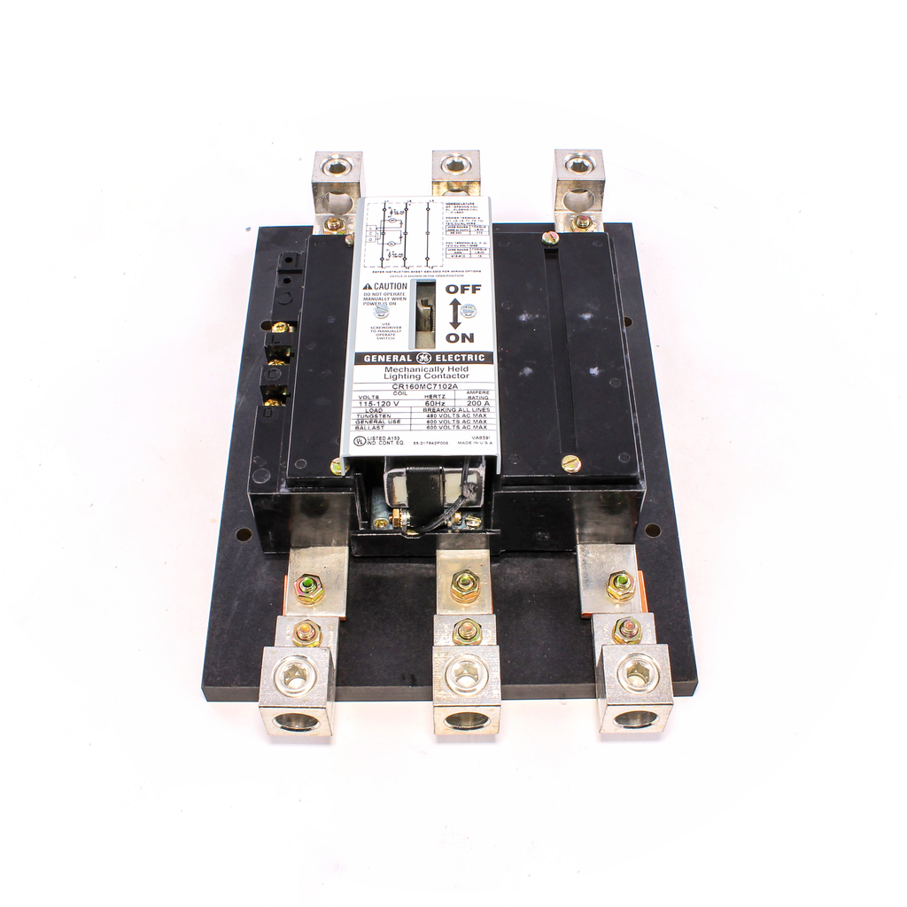 Product image for GE CR160MC7102A LIGHTING CONTACTOR