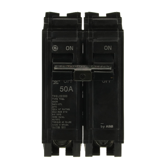Product image for GE THQL22050 CIRCUIT BREAKER 2P 50A