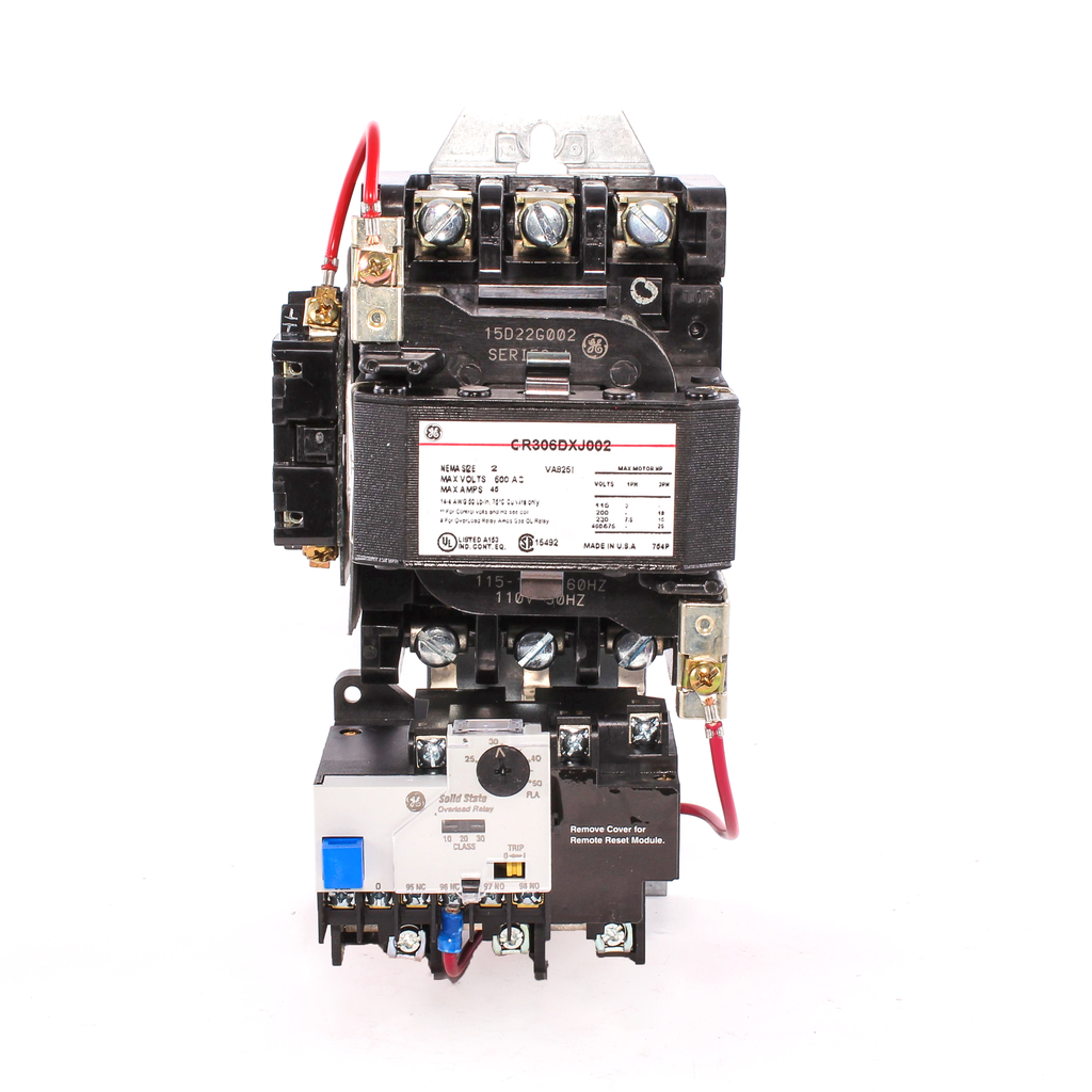 GE CR306DXJ002 SIZE 2 FVNR 25-50 AM Product image for GE CR306DXJ002 SIZE 2 FVNR 25-50 AM