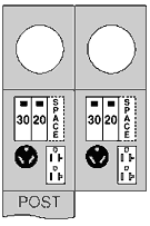 Product image for MIDWEST M041CB6010 100A B/B POST 30