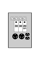 Product image for MIDWEST U611GTL 80A SURFACE 30/30/2