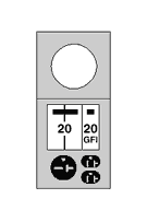 Product image for MIDWEST M036G 40A SURFACE MTRD 20/2