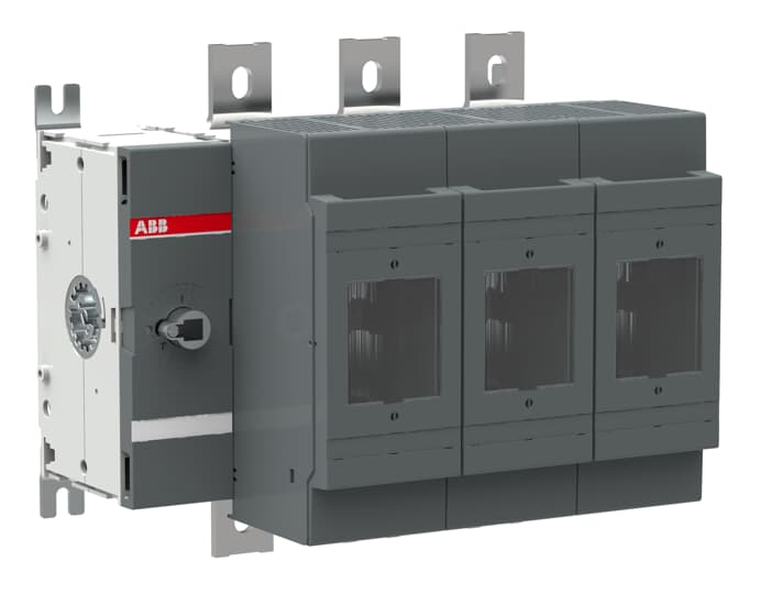 Product image for ABB OS800L03 3P 800A FUSIBLE SW