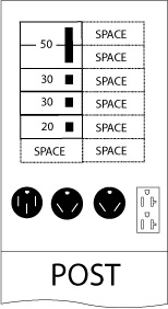 Product image for MIDWEST 5S3S3S2SES 3 PHASE PED 50/3
