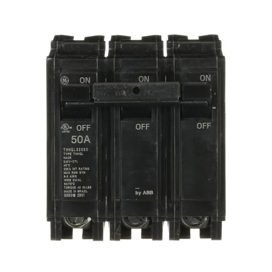 Product image for GE THHQL32050 CIRCUIT BREAKER 3P 50