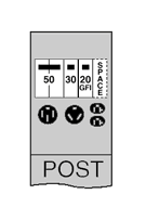 Product image for MIDWEST U075GP4 100A POST 50/30/20
