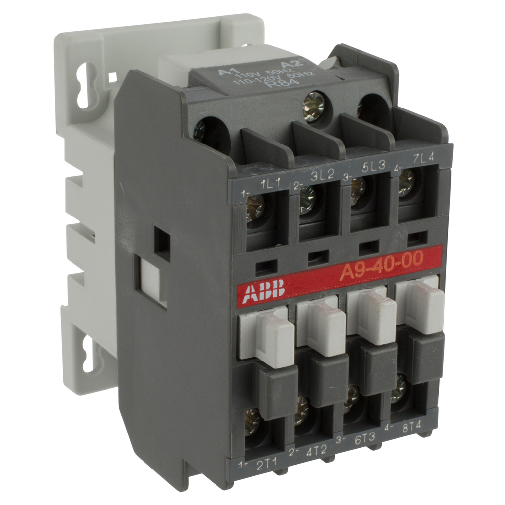 Product image for Thomas & Betts A9-40-00-84 4-Pole 110 Volt/50 Hz 120 Volt/60 Hz Contactor