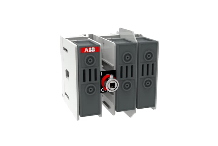 Product image for ABB OS30FAJ12 600 VAC 30 Amp 3-Pole Open Fusible Disconnect Switch